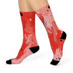 Scarlet Resolve Cushioned Crew Socks