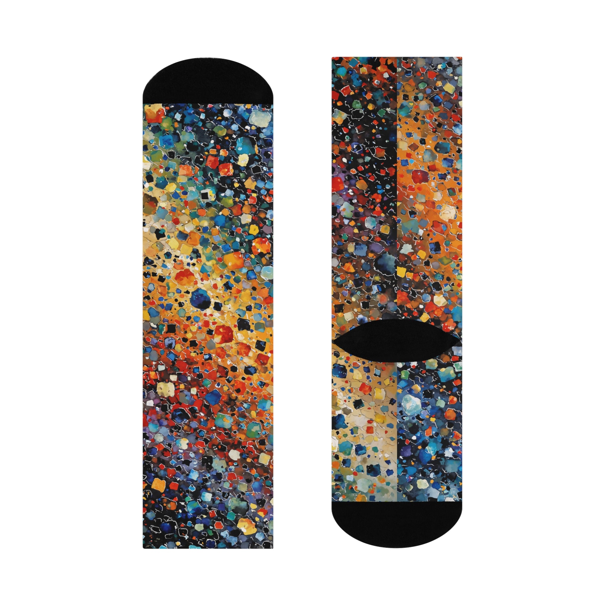 Prism Burst Cushioned Crew Socks